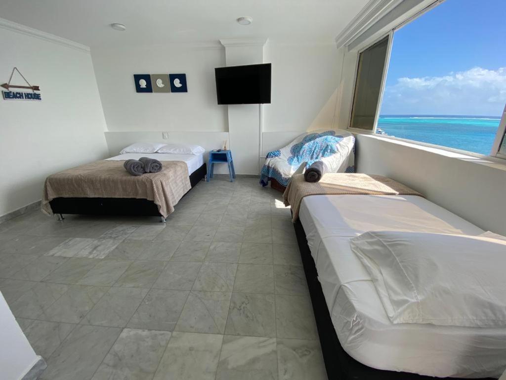 Apartamentos Con Playa Privada Y Vista Al Mar San Andrés Buitenkant foto